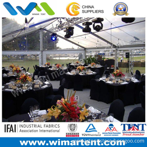 6m Clear Span Clear Roof Marquee